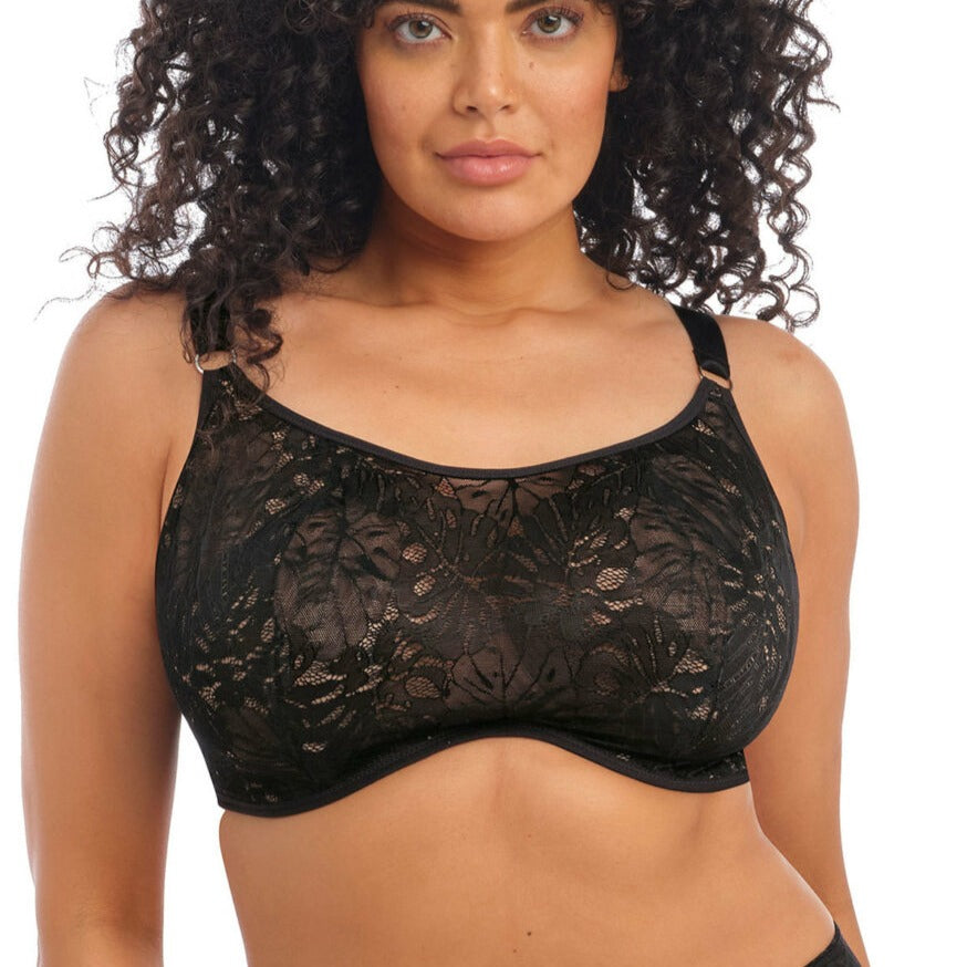 Elomi Kelsey panty de pierna alta, negro - Bras & Honey USA Elomi Kelsey panty de pierna alta, negro - Bras & Honey USA