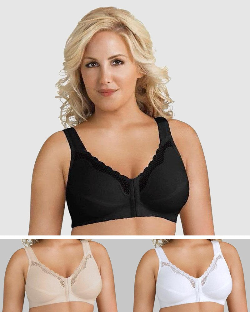 EXQUISITE FORM 531 FRONT OPENING SOFT CUP POSTURE BRA