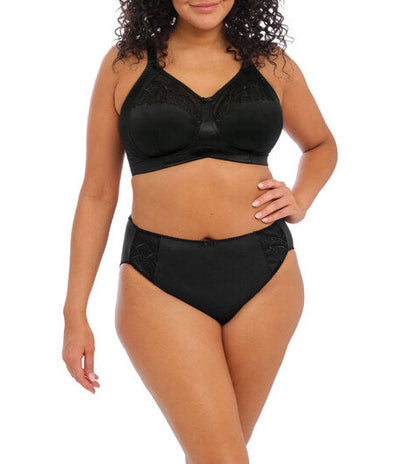 ELOMI EL4033BLK CATE, NON WIRE BRA, SOFT CUP BRAS, BLACK BRAS