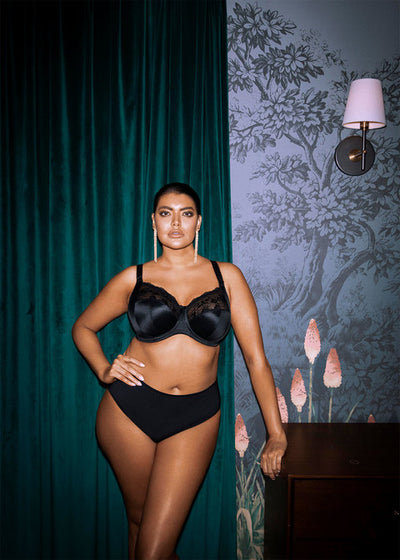 ELOMI EL4111BLK MORGAN UNDERWIRE FULL CUP BRA