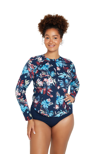 GENEVIEVE CR5-991M LONG SLEEVE RASH VEST