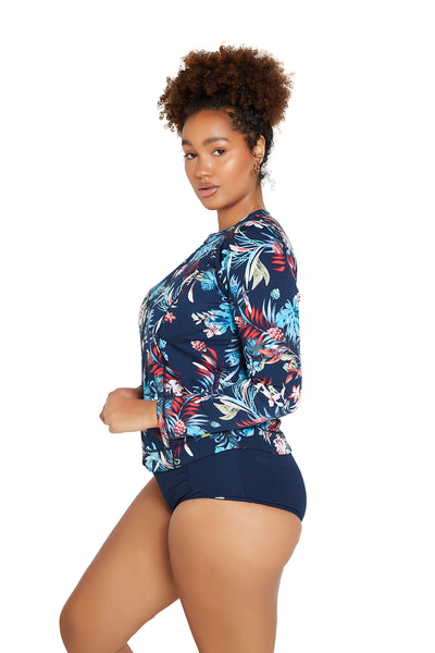 GENEVIEVE CR5-991M LONG SLEEVE RASH VEST