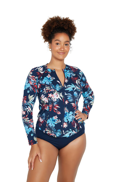 GENEVIEVE CR5-991M LONG SLEEVE RASH VEST