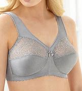 GLAMORISE 1000GRY NON UNDERWIRE FULL CUP BRA