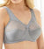 GLAMORISE 1000GRY NON UNDERWIRE FULL CUP BRA