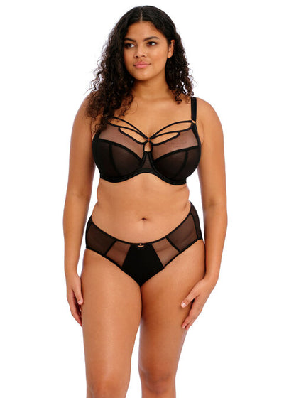 ELOMI EL4350BLK SACHI UNDERWIRE PLUNGE BRA