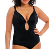 ELOMI ES7280BLK PLAIN SAILING PLUNGE SWIMSUIT