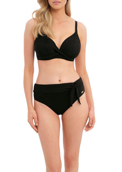 FANTASIE FS6497BLK OTTAWA HIGH WAIST BIKINI BRIEF