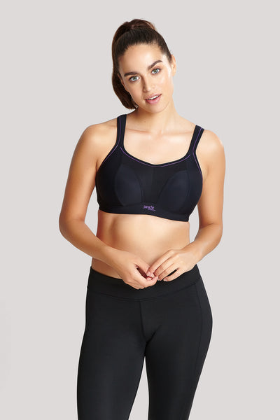 PANACHE 7341BLK NON WIRE SPORTS BRA