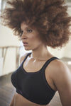 PANACHE 7341BLK NON WIRE SPORTS BRA