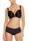 FREYA AA1704BLK DECO VIBE UNDERWIRE PLUNGE T SHIRT BRA