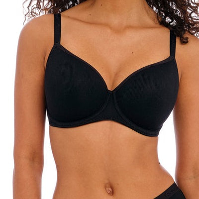 FREYA AA401333BLK CHILL, T SHIRT BRA, BLACK, 8HH