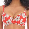 FREYA AS201202SUT HIBISCUS BEACH PLUNGE BIKINI TOP