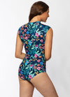 LA SCULPTE BDSW2201 CHLORINE  RESISTANT SHORT SLEEVE SWIMSUIT