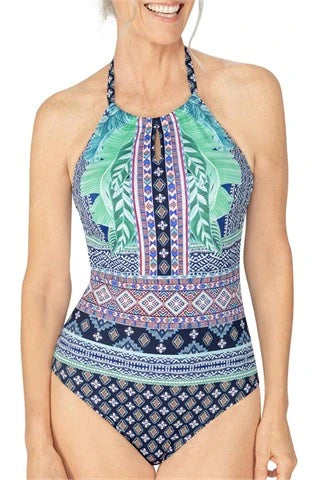 AMOENA 71551 BOHO VIBE HIGH NECK SWIMSUIT