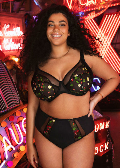 ELOMI EL300902BLK SAMIRA UW PLUNGE BRA