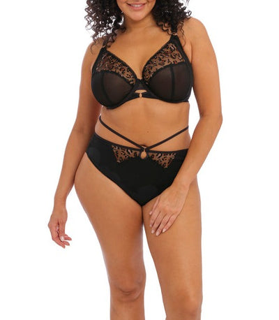 ELOMI EL301335BLK NAMRAH UW PLUNGE BRA