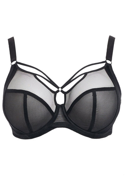 ELOMI EL4350BLK SACHI UNDERWIRE PLUNGE BRA