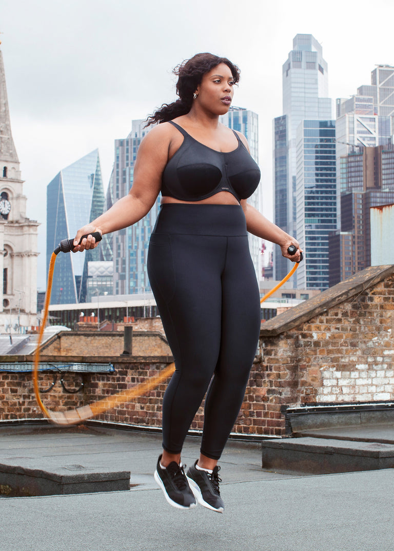 ELOMI EL8041BLK ENERGISE UNDERWIRE SPORTS BRA