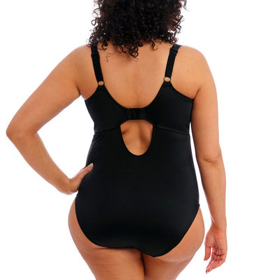 ELOMI ES7280BLK PLAIN SAILING PLUNGE SWIMSUIT