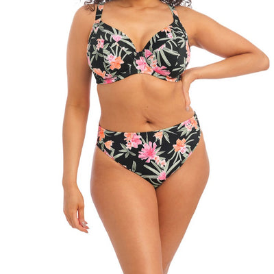 ELOMI ES800102BLK DARK TROPICS BIKINI TOP
