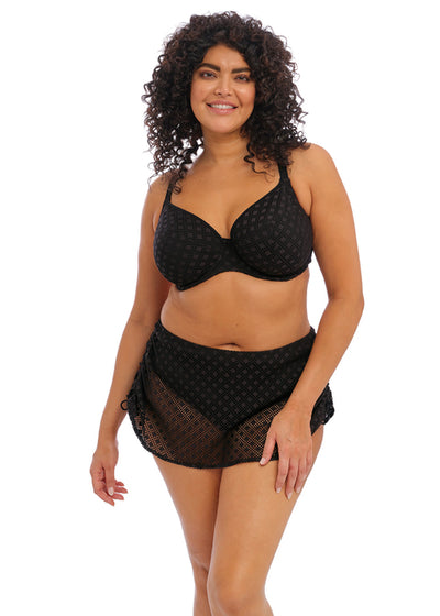ELOMI ES800683BLK BAZARUTO SKIRTED BIKINI BRIEF