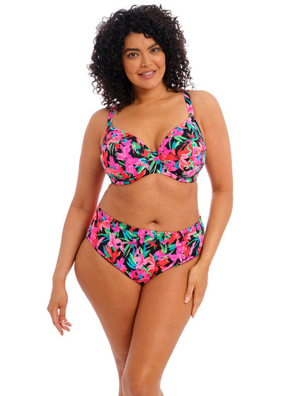 ELOMI ES801302BLK SAVANETA UW PLUNGE BIKINI TOP