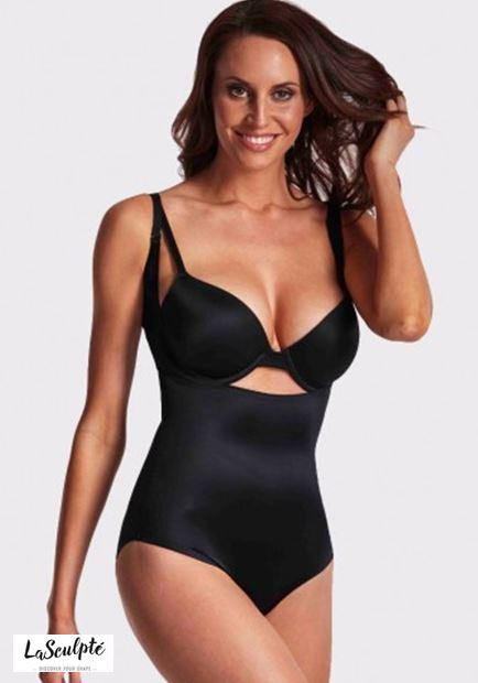 LASCULPTE SH1408BLK UNDERBUST SMOOTH SHAPING BODYSUIT