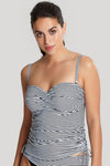 PANACHE SW0891BLWH STRIPE TANKINI