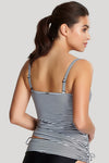 PANACHE SW0891BLWH STRIPE TANKINI