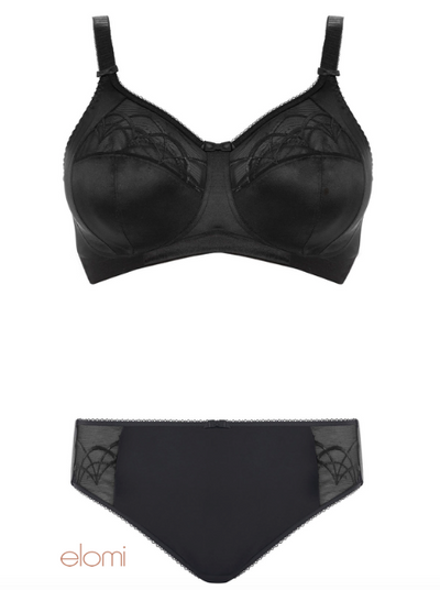 ELOMI EL4033BLK CATE NON WIRE BRA