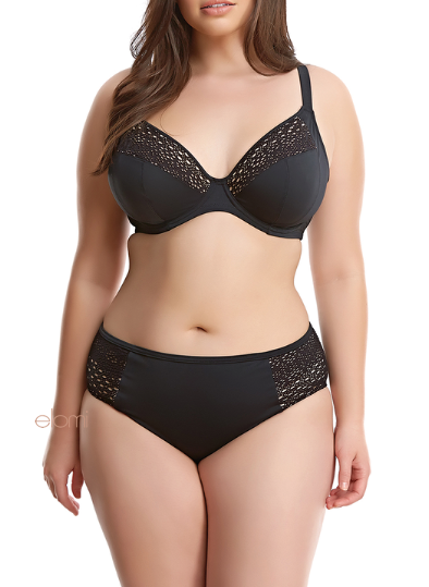 ELOMI ES7534BLK INDIE SWIMWEAR BRIEF