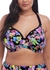 ELOMI ES7172BLK ELECTROFLOWER BIKINI TOP