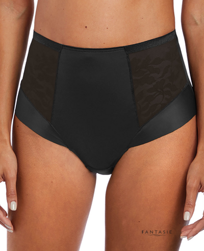 FANTASIE FL2988BLK ILLUSION HIGH WAISTED BRIEF