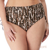 ELOMI ES7205BLK FIERCE ADJUSTABLE SWIM BRIEF