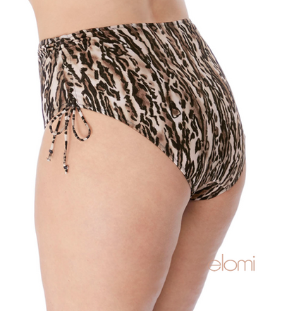 ELOMI ES7205BLK FIERCE ADJUSTABLE SWIM BRIEF