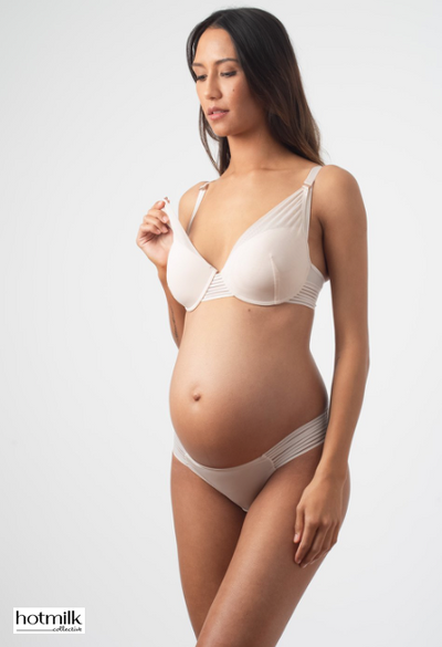 HOTMILK PM APSP AMBITION PLUNGE MATERNITY BRA - FLEXIWIRE