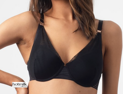 HOTMILK PM APB AMBITION PLUNGE MATERNITY BRA - FLEXIWIRE