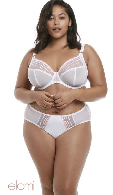 ELOMI EL8900WHE MATILDA UNDERWIRE PLUNGE BRA