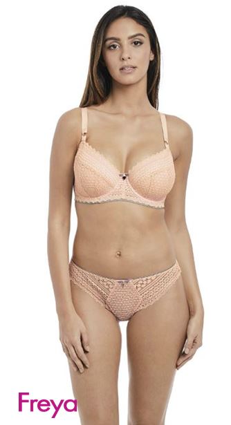 FREYA AA5133BLH DAISY LACE UNDERWIRE HALF CUP BRA