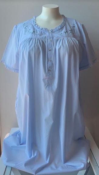 SCHRANK 4781XS239 COTTON SLEEVED NIGHTIE