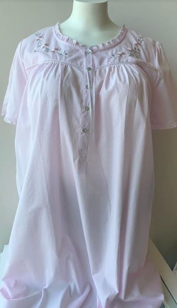 SCHRANK 4781XS239 COTTON SLEEVED NIGHTIE