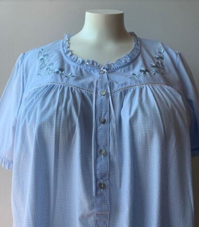SCHRANK 4781XS239 COTTON SLEEVED NIGHTIE