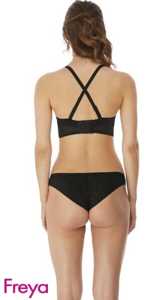 FREYA AA3163BLK CAMEO UNDERWIRE STRAPLESS BRA