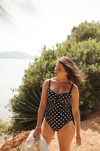 PANACHE SW1450NAV ANYA RIVA SPOT SWIMSUIT