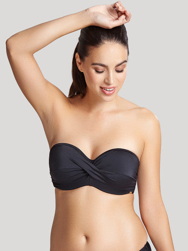 PANACHE RIVA SW1303BLK BANDEAU BIKINI TOP