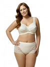ELILA 2311 STRETCH LACE UNDERWIRE FULL CUP BRA