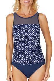 AMOENA 71584 ASIA GARDEN HIGH NECK SWIMSUIT