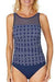 AMOENA 71584 ASIA GARDEN HIGH NECK SWIMSUIT