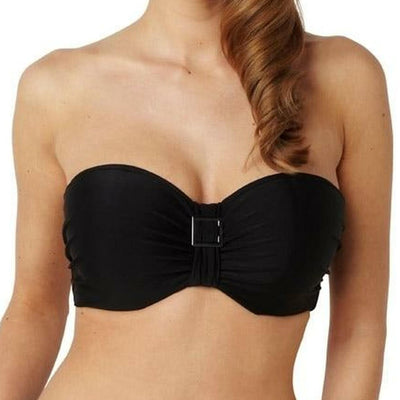 PANACHE SW0883BLK ANYA BANDEAU BIKINI TOP